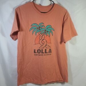 Lollapalooza 2019 Chicago Grant Park Concert Graphic T-shirt Size Medium